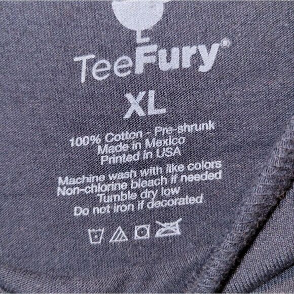 Star Wars TeeFury 77 Graphic Print Crew Neck Tshirt Mens Adult Size XL - Picture 3 of 4